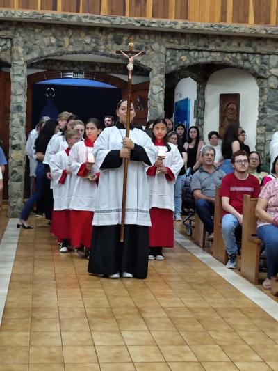 Encerramento das Novenas de Nossa Senhora Aparecida reúne centenas de devotos em Laranjeiras do Sul